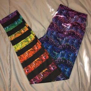 Om Shanti Yoga Leggings - Size Large